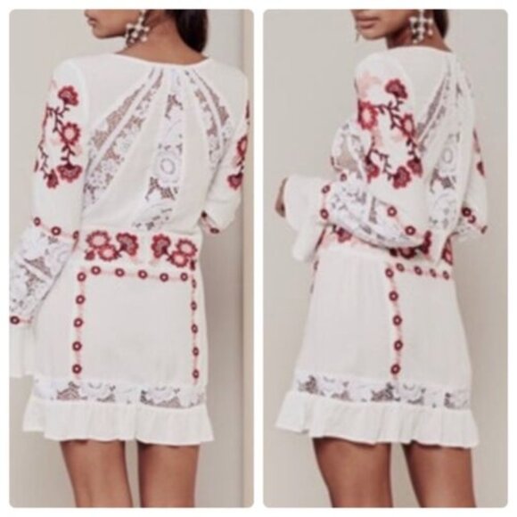 For Love and Lemons Cecilia Mini Dress Size XS - Picture 2 of 6